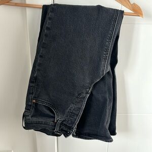 Denim Forum High Rise Straight Leg Jean